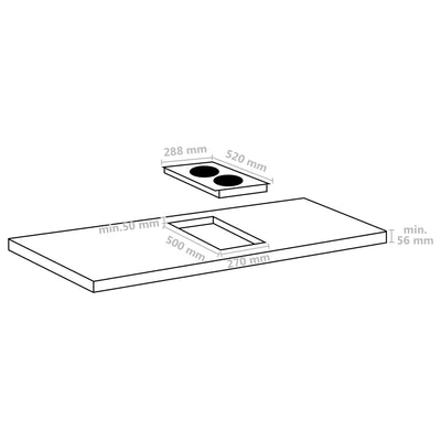 Flexizone induktioliesi 2 poltinta kosketushallinta 3 500 W
