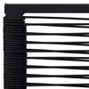 Puutarhatuolit 2 kpl PVC rottinki musta
