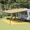 Telttamatto beige 400x800 cm HDPE