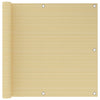 Parvekkeen suoja beige 90x300 cm HDPE