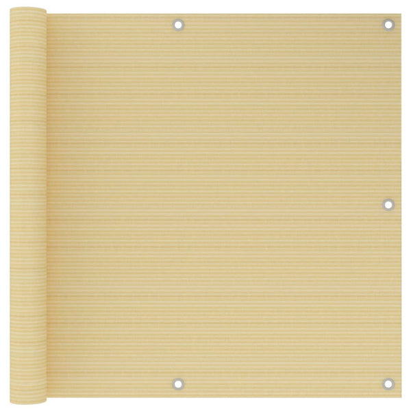 Parvekkeen suoja beige 90x300 cm HDPE