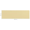 Parvekkeen suoja beige 90x300 cm HDPE