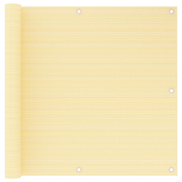 Parvekkeen suoja beige 90x400 cm HDPE