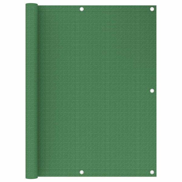 Parvekkeen suoja vaaleanvihreä 120x600 cm HDPE