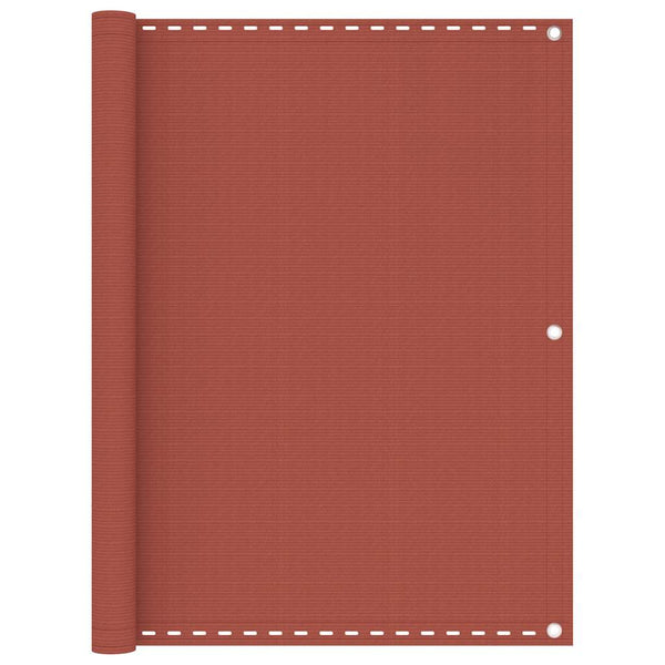 Parvekkeen suoja terrakotta 120x300 cm HDPE