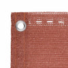 Parvekkeen suoja terrakotta 120x300 cm HDPE