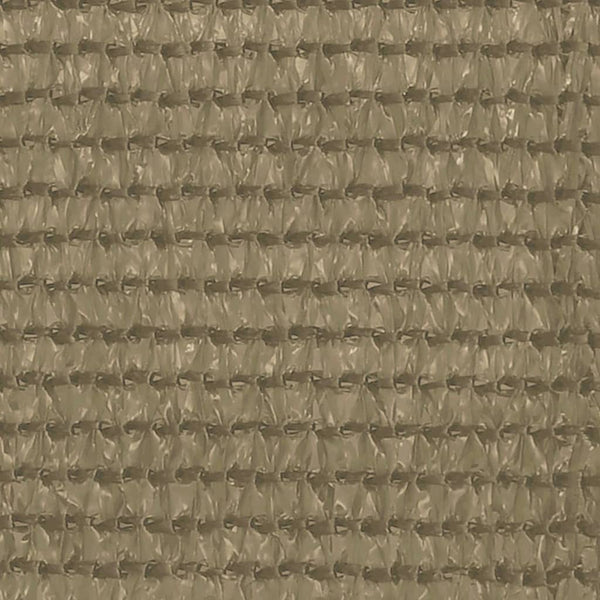 Parvekkeen suoja ruskeanharmaa 75x500 cm HDPE