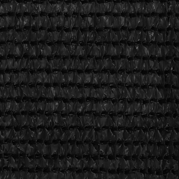 Parvekkeen suoja musta 75x300 cm HDPE