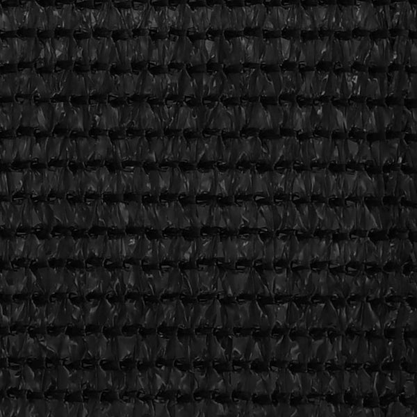 Parvekkeen suoja musta 90x600 cm HDPE