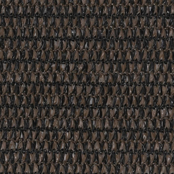 Parvekkeen suoja ruskea 90x500 cm HDPE