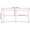 Aurinkopurje 160 g/m² antrasiitti 2,5x5 m HDPE