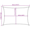 Aurinkopurje 160 g/m² beige 5x7 m HDPE