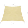 Aurinkopurje 160 g/m² beige 3/4x2 m HDPE