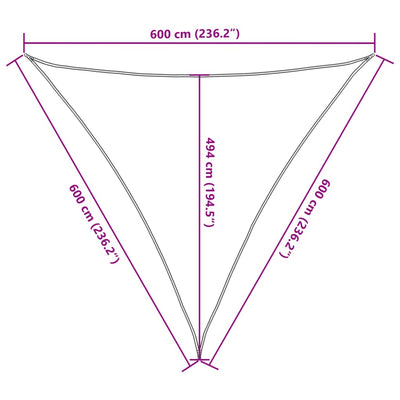 Aurinkopurje 160 g/m² kerma 6x6x6 m HDPE