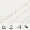 Aurinkopurje 160 g/m² valkoinen 2x2,5 m HDPE