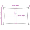 Aurinkopurje 160 g/m² valkoinen 2x2,5 m HDPE