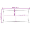 Aurinkopurje 160 g/m² valkoinen 2x3,5 m HDPE