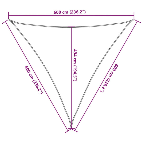 Aurinkopurje 160 g/m² valkoinen 6x6x6 m HDPE