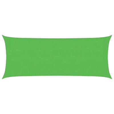 Vaaleanvihreä aurinkopurje Cristodora 2x5 m (160 g/m² hdpe)