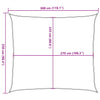 Aurinkopurje 160 g/m² vaaleanvihreä 2,5x3 m HDPE