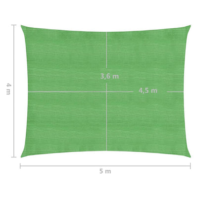 Aurinkopurje 160 g/m² vaaleanvihreä 4x5 m HDPE