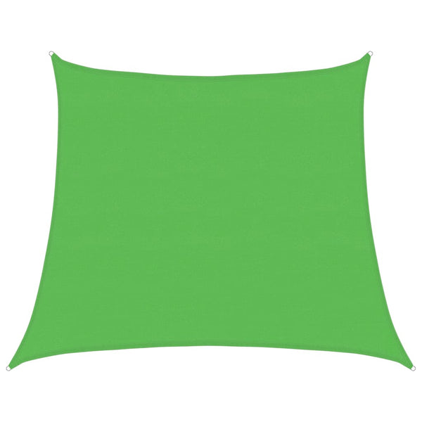 Aurinkokenkäpurje 160 g/m² Puolisuunnikas vaaleanvihreä 4/5x4 m HDPE