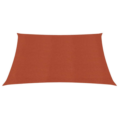 Aurinkopurje 160 g/m² terrakotta 2,5x2,5 m HDPE