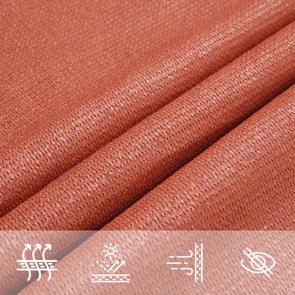 Terrakotta aurinkopurje Huth 2,5x2,5 m (160 g/m² hdpe)
