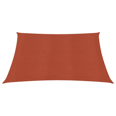 Aurinkopurje 160 g/m² terrakotta 3x3 m HDPE