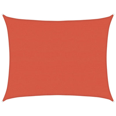 Terrakotta aurinkopurje Cristodora 6x8 m (160 g/m² hdpe)