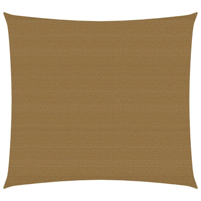 Aurinkopurje 160 g/m² harmaanruskea 2,5x2,5 m HDPE