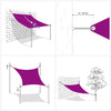 Aurinkopurje 160 g/m² harmaanruskea 7x7 m HDPE