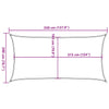Aurinkopurje 160 g/m² harmaanruskea 2x3,5 m HDPE