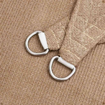 Aurinkopurje 160 g/m² harmaanruskea 2,5x3,5 m HDPE