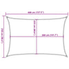 Aurinkopurje 160 g/m² harmaanruskea 2,5x4 m HDPE