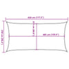 Aurinkopurje 160 g/m² harmaanruskea 2,5x4,5 m HDPE