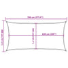 Aurinkopurje 160 g/m² harmaanruskea 4x7 m HDPE