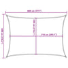 Aurinkopurje 160 g/m² taupe 6x8 m HDPE