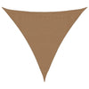 Aurinkopurje 160 g/m² harmaanruskea 3,6x3,6x3,6 m HDPE