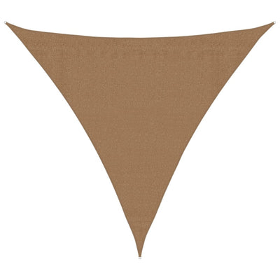 Aurinkopurje 160 g/m² harmaanruskea 3,6x3,6x3,6 m HDPE