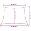 Aurinkopurje 160 g/m² harmaanruskea 4/5x3 m HDPE