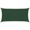 Tummanvihreä aurinkopurje Cristodora 2x4 m (160 g/m² hdpe)