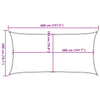 Aurinkopurje 160 g/m² tummanvihreä 2x4 m HDPE