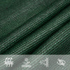 Aurinkopurje 160 g/m² tummanvihreä 2,5x2,5x3,5 m HDPE