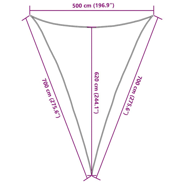 Aurinkopurje 160 g/m² tummanvihreä 5x7x7 m HDPE