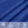 Aurinkopurje 160 g/m² sininen 2x4,5 m HDPE
