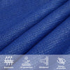 Aurinkopurje 160 g/m² sininen 2,5x3,5 m HDPE
