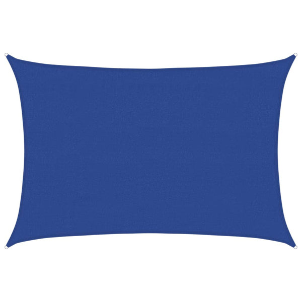 Aurinkopurje 160 g/m² suorakaide sininen 4x6 m HDPE