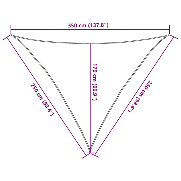 Aurinkopurje 160 g/m² sininen 2,5x2,5x3,5 m HDPE