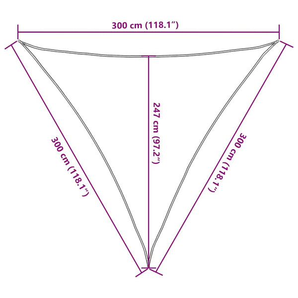 Aurinkopurje 160 g/m² sininen 3x3x3 m HDPE